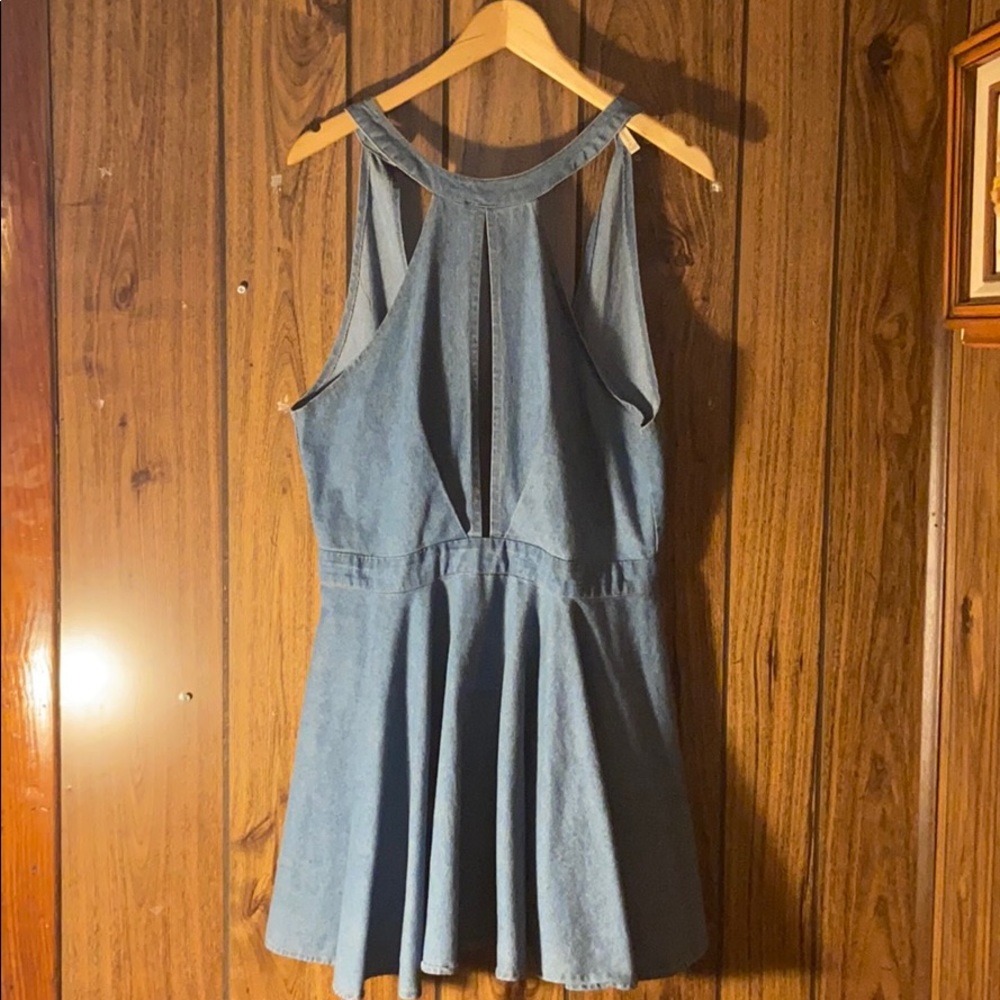 Sexy denim dress